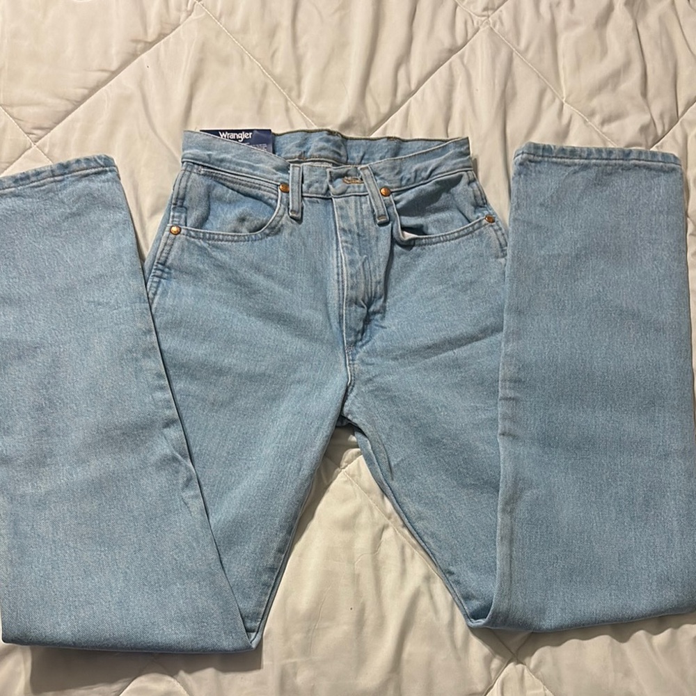 Wrangler Light Blue Straight Leg Jeans